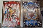 Metalen borden 28x40 cm US Navy Sea Gas Fill'er Up, Ophalen of Verzenden, Nieuw