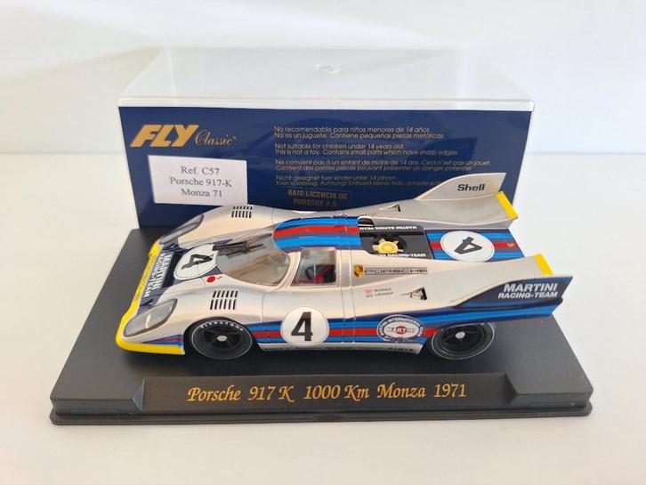 Fly Porsche 917-K Monza '71 Martini C57, Kinderen en Baby's, Speelgoed | Racebanen, Nieuw, Racebaan, Elektrisch, Overige merken
