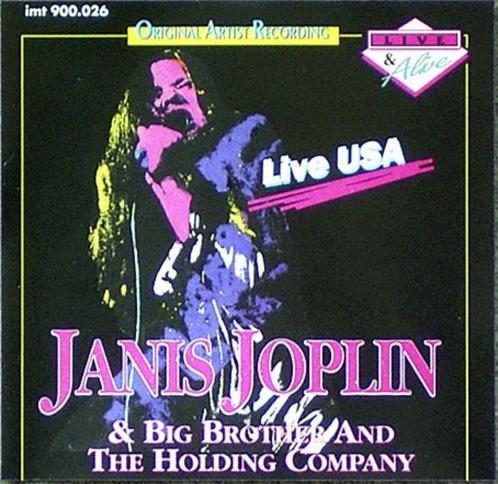 CD JANIS JOPLIN - Live VS - ZELDZAME CD, Cd's en Dvd's, Cd's | Rock, Zo goed als nieuw, Poprock, Verzenden