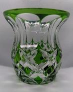 Vase cristal Val St Lambert Ananas Émeraude circa 1925., Ophalen of Verzenden