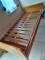 lit 1 personne avec sommier, Maison & Meubles, Chambre à coucher | Lits, Enlèvement, Utilisé, Une personne, Bois