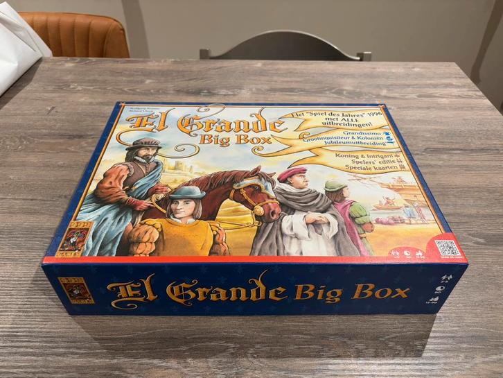 El Grande big box, Hobby en Vrije tijd, Gezelschapsspellen | Bordspellen, Zo goed als nieuw, Drie of vier spelers, Reisspel, Ophalen of Verzenden