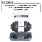 PH Fitness Set Verstelbare Smart Dumbbells 40KG - Dumbells, Sport en Fitness, Fitnessmaterialen, Ophalen of Verzenden, Nieuw, Dumbbell