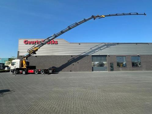 Scania G450 8X4 + EFFER 1255/8S + JIB 6S HD KRAAN/KRAN/CRANE, Auto's, Vrachtwagens, ABS, Airconditioning, Centrale vergrendeling