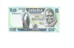 Zambia, 10 Kwacha ND(1980-88), UNC., Postzegels en Munten, Bankbiljetten | Afrika, Ophalen of Verzenden, Zambia, Los biljet