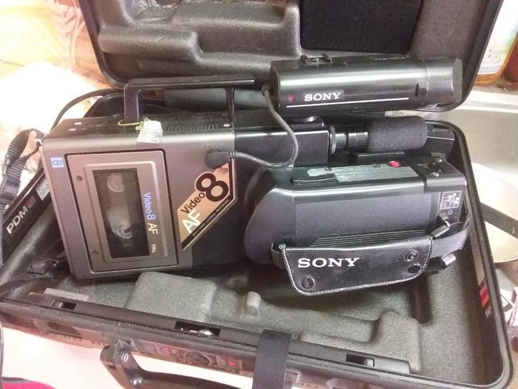 Sony CCV-V7AF-E  Video 8 met toebehoren + analoog naar USB, Audio, Tv en Foto, Videocamera's Analoog, Camera, 8mm, Verzenden