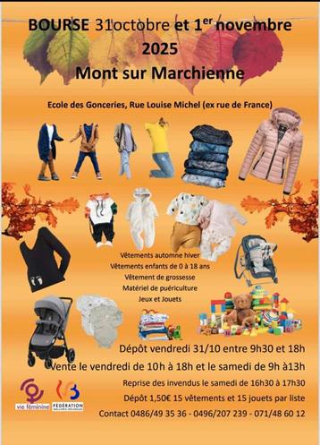 Bourse vêtements, jouets, … beschikbaar voor biedingen