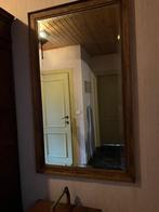 antieke spiegel met facet spiegelglas, Ophalen, Gebruikt, 100 tot 150 cm, 75 tot 100 cm