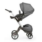 Stokke kinderwagen met regenhoes + luiertas + voetenplankje, Kinderen en Baby's, Kinderwagens en Combinaties, Ophalen, Gebruikt