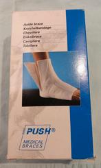 Enkelbrace Links Medium Plus Push wit, Diversen, Braces, Ophalen of Verzenden, Zo goed als nieuw
