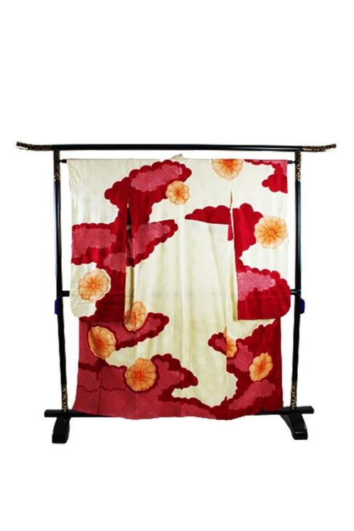Japanse Furisode Kimono., Kleding | Dames, Jurken, Gedragen, Verzenden