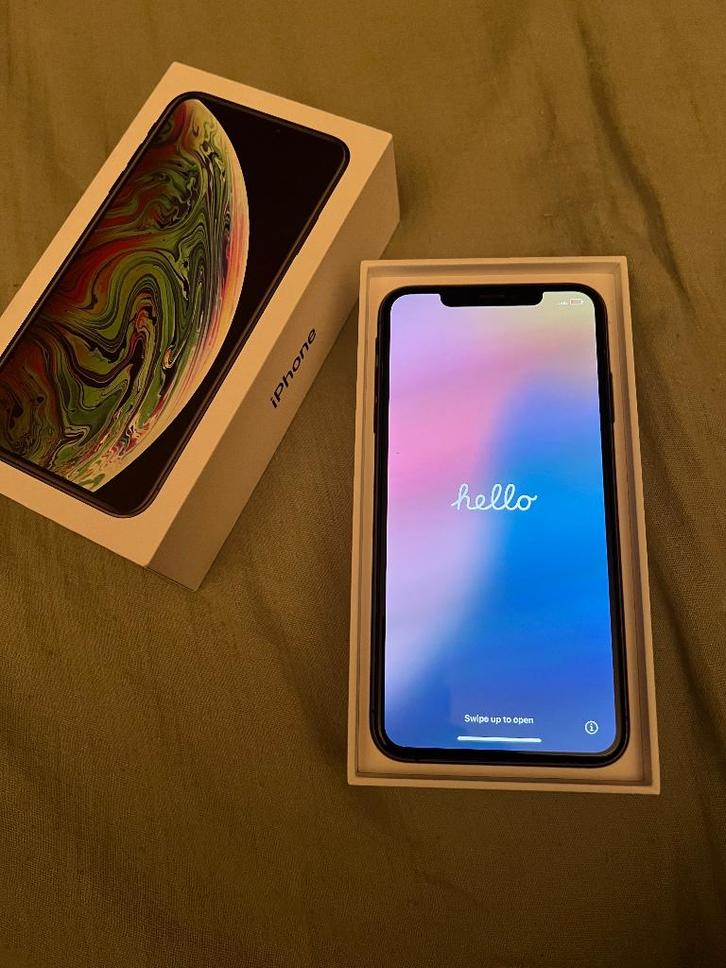 iPhone XS Max 64 Go Noir – Très bon état – Boîte d’origine, Télécoms, Téléphonie mobile | Apple iPhone, Comme neuf, 64 GB, Sans abonnement