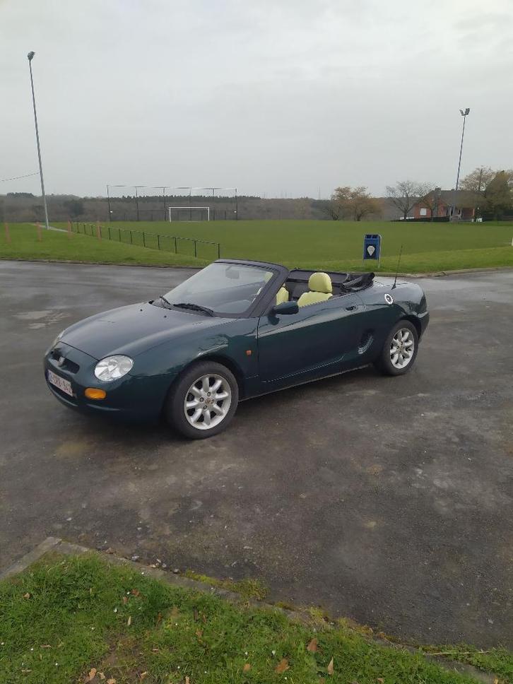 MGF, Auto's, MG, Particulier, F, Benzine, Cabriolet, 2 deurs, Handgeschakeld, Groen, Beige, Leder, Achterwielaandrijving, Ophalen