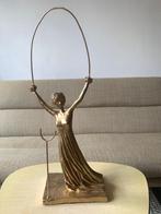 Bronzen Beeld Alice in Wonderland  Salvador Dali Goud, Antiek en Kunst, Ophalen of Verzenden