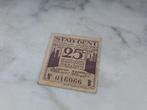 Biljet 25 Cent Gent 1918, Postzegels en Munten, Bankbiljetten | België, Ophalen of Verzenden