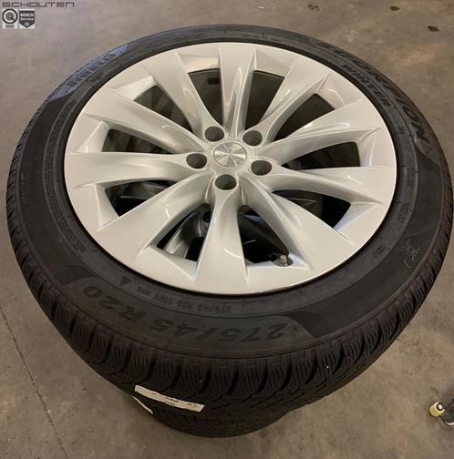 20'' Tesla model X 275/45/R20 255/45/R20 Pirelli Winterset, Auto-onderdelen, Banden en Velgen, Banden en Velgen, Winterbanden