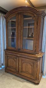 Houten vitrinekast, Huis en Inrichting, Kasten | Vitrinekasten, Ophalen