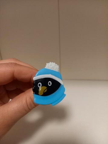 Bague vintage en forme de pingouin pour enfant 