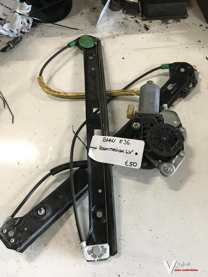 BMW E36 Elektr Raammechanisme Linksvoor, Auto-onderdelen, Ruiten en Toebehoren, Gebruikt, Ophalen of Verzenden