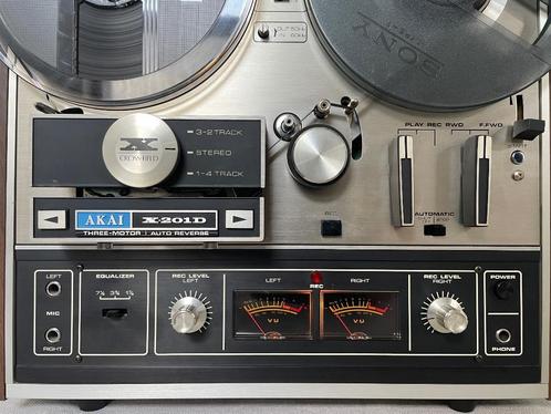 Akai Cross Field X 201D Autoreverse, Audio, Tv en Foto, Bandrecorder, Bandrecorder, Ophalen of Verzenden