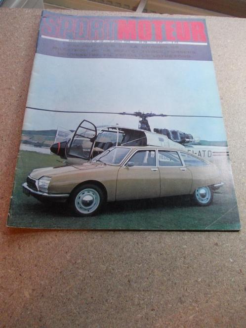 SPORT MOTEUR 198 CITROEN GS 1970, Livres, Autos | Brochures & Magazines, Utilisé, Citroën, Enlèvement ou Envoi