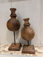 Houten ornament / kandelaars, Ophalen, Nieuw
