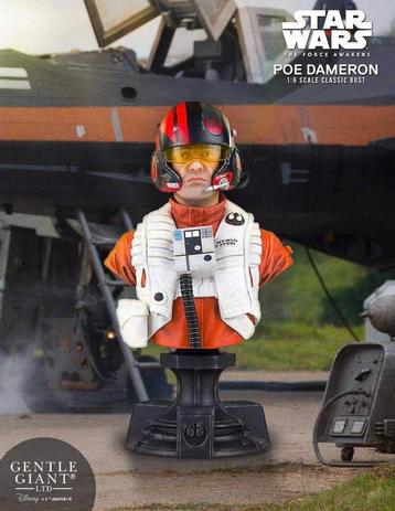 Gentle Giant: Poe Dameron 1/6 bust (Star Wars, X-Wing pilot) beschikbaar voor biedingen