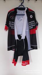 Koerskledij Maat L Trui kort mouwen plus broek met bretellen, Fietsen en Brommers, Ophalen of Verzenden, Zo goed als nieuw, L