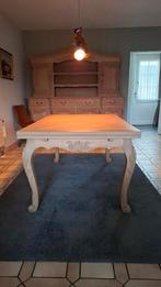 Salle à manger vintage en chêne, Maison & Meubles, Enlèvement ou Envoi, Comme neuf, Vintage klassiek, 8 chaises ou plus