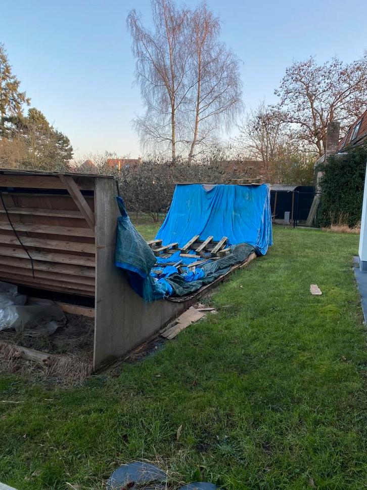 Skateramp halfpipe, Sport en Fitness, Skateboarden, Gebruikt, Skateboard, Ophalen