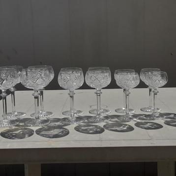 3x4 verres du Val Saint Lambert modèle Berncastel beschikbaar voor biedingen
