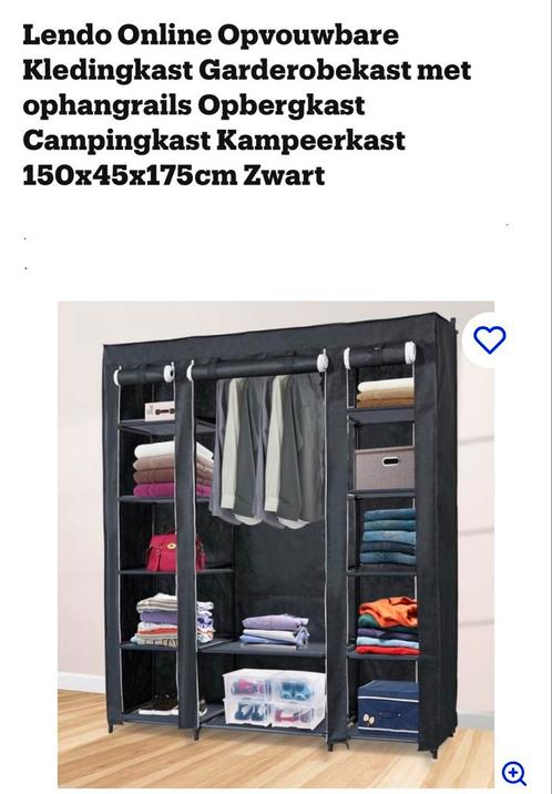 Campingkast / tijdelijke kleerkast, Huis en Inrichting, Kasten | Kleerkasten, Ophalen
