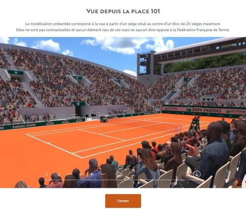 Roland-Garros-tickets (26 mei) in categorie OR, Tickets en Kaartjes, Sport | Tennis, Twee personen, Mei