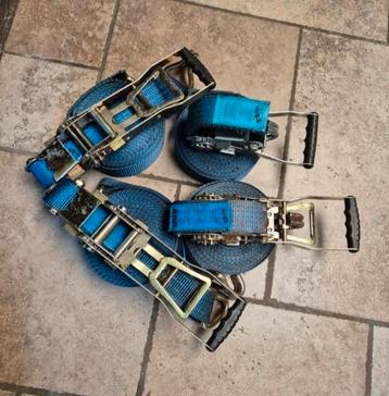 Stevige spanbanden met ratels hoge belasting 6 eu per set beschikbaar voor biedingen