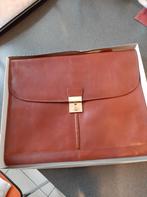 LUXUEUSE AKTETAS IN BRUIN LEDER, Enlèvement, 17 pouces ou plus, Neuf, Porte-document