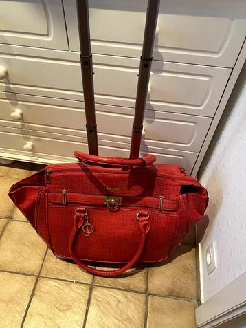 Trolley voor pedicure - schoonheidsspecialisten, Handtassen en Accessoires, Ophalen of Verzenden, Zo goed als nieuw, Rood, Softcase