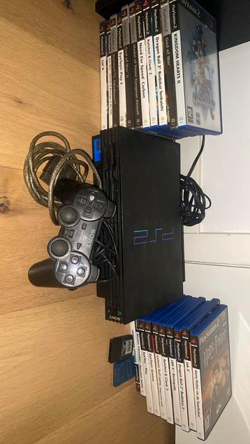 PlayStation 2 + games beschikbaar voor biedingen