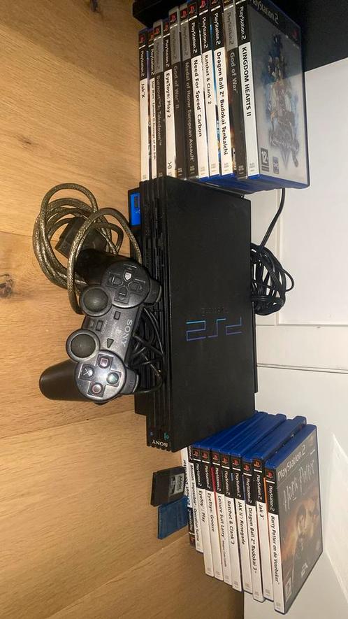 PlayStation 2 + games, Games en Spelcomputers, Spelcomputers | Sony PlayStation 2, Zo goed als nieuw, Ophalen of Verzenden