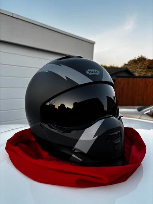 Bell Broozer Arc - Size L, Motoren, Kleding | Motorhelmen, Heren, Jethelm, L, Overige merken, Tweedehands, Ophalen