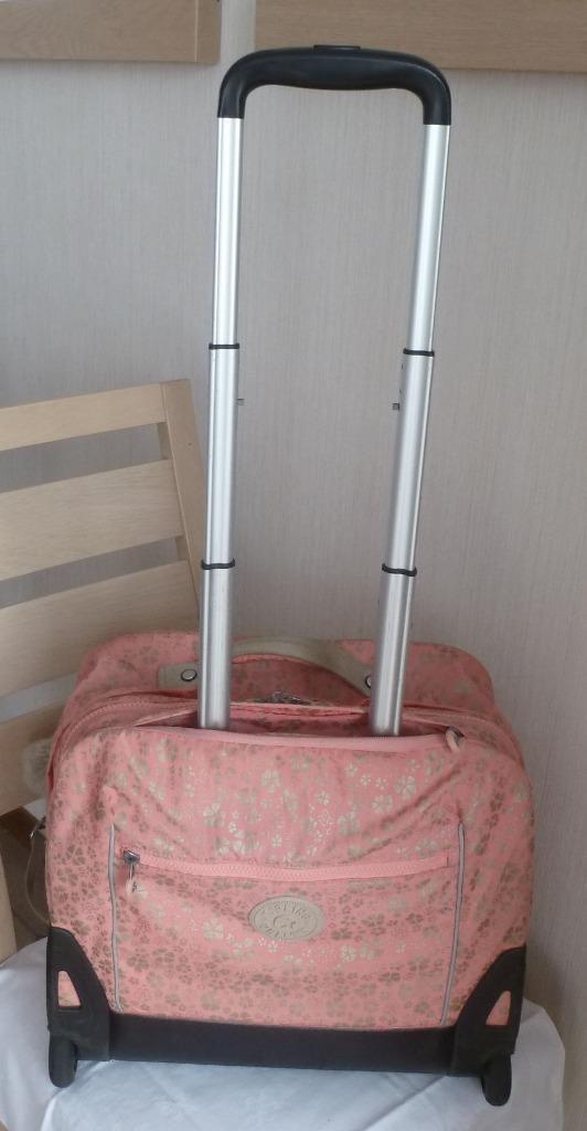 Kipling Ensemble Trolley "Giorno" et plumier triple + singes, Bijoux, Sacs & Beauté, Sacs | Cartables, Utilisé, Porte-documents ou Cartable