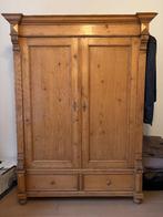 Grenen houten kleerkast, Huis en Inrichting, Ophalen, Gebruikt, 100 tot 150 cm, 200 cm of meer