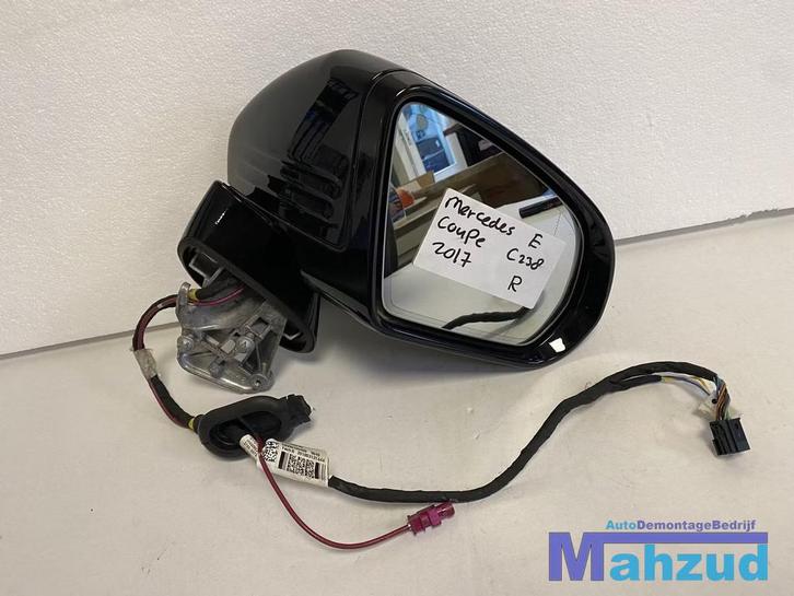 MERCEDES E KLASSE C238 COUPE zwart rechts spiegel right mirr, Auto-onderdelen, Spiegels, Mercedes-Benz, Gebruikt