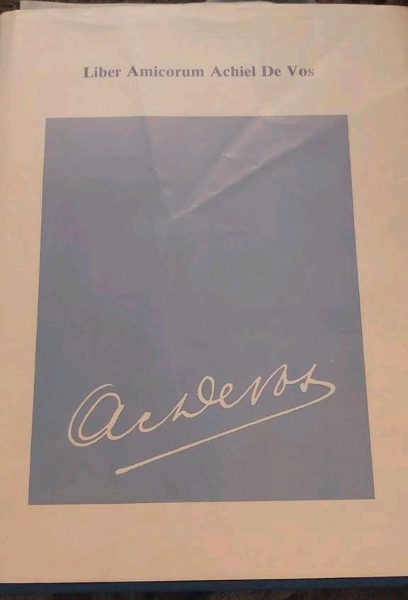 Liber Amicorum Achiel De Vos, Boeken, Geschiedenis | Stad en Regio, Ophalen of Verzenden