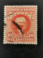 Bolivie 1931 - Eduardo Abaroa - résistant, Affranchi, Amérique du Sud, Enlèvement ou Envoi