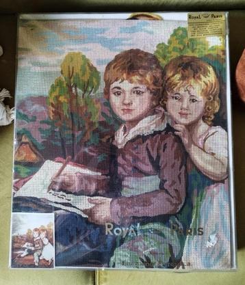 Vintage borduurpakket Royal France beschikbaar voor biedingen