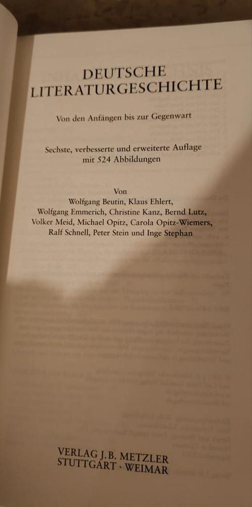 Deutsche Literaturgeschichte, Boeken, Literatuur, Zo goed als nieuw, Ophalen of Verzenden