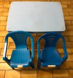 Tafel en 2 stoelen, Tuin en Terras, Gebruikt, Ophalen