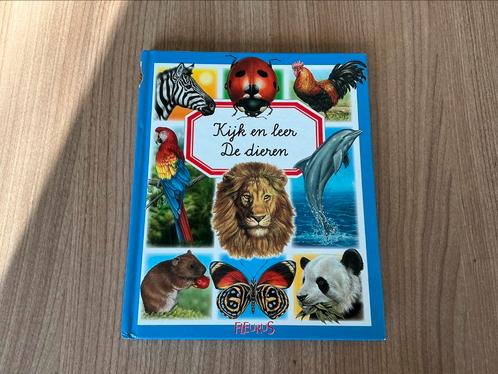 De Dieren - kijk en leer, Boeken, Prentenboeken en Plaatjesalbums, Zo goed als nieuw, Ophalen