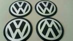 Autocollants/logos pour enjoliiveurs VW 4 x 90 mm, Enlèvement ou Envoi, Neuf