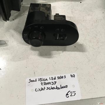 Seat Ibiza 1.2 D 5drs 2007 Wagennr 2500037   Lichtschakelaar beschikbaar voor biedingen